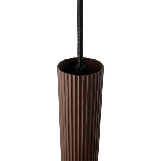 Brązowa lampa wisząca Vico Nordlux 2412103018