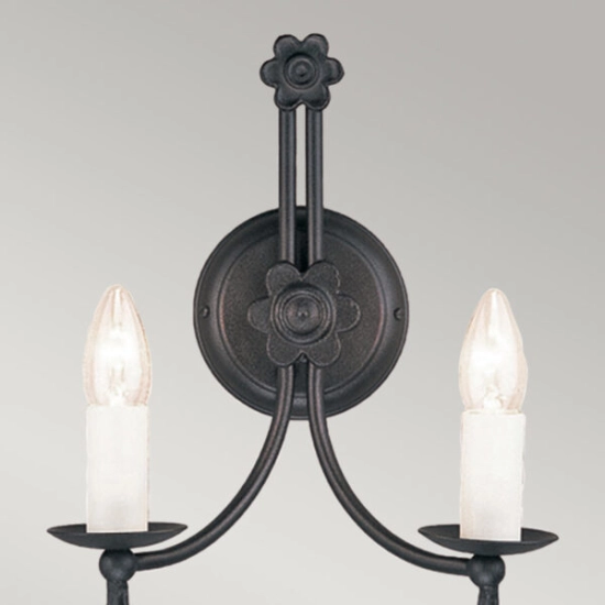 Kinkiet Belfry – 2 źródła światła BY2-BLACK Elstead Lighting