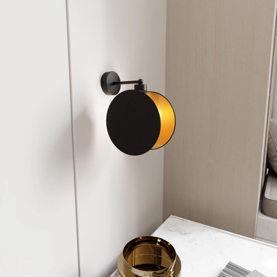 Kinkiet MOTIF K1 BLACK/GOLD 1325/K1 EMIBIG Lighting