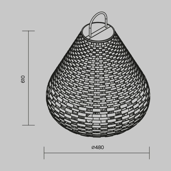 Lampa stojąca Oświetlenie krajobrazu Plet OSL599FL-L5B3K1 Maytoni - zdjęcie dodatkowe 5