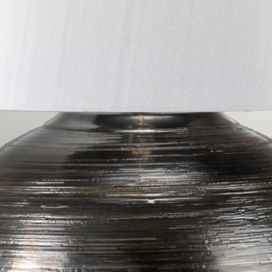 Lampa stołowa Caesar – 1 źródło światła – Srebrna CAESAR-TL-SIL Elstead Lighting