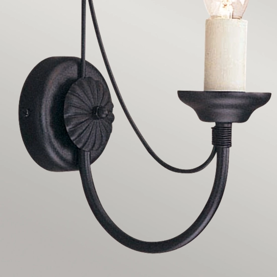 Kinkiet Carisbrooke – 1 źródło światła CB1-BLACK Elstead Lighting