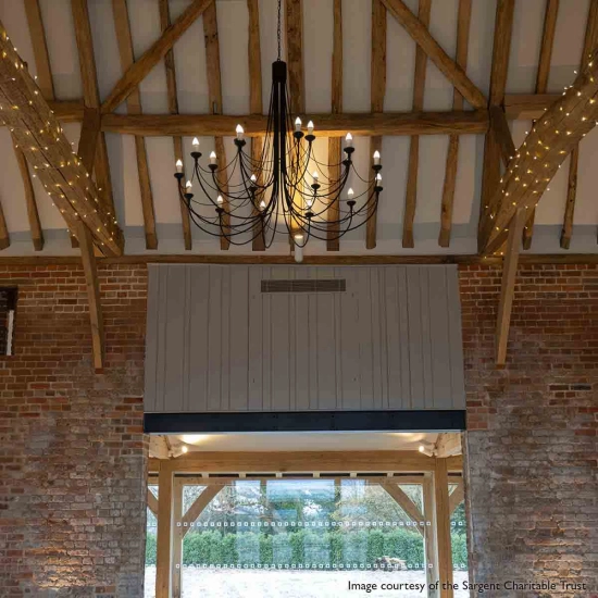Żyrandol Carisbrooke – 18 źródeł światła CB18-BLACK Elstead Lighting