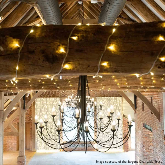 Żyrandol Carisbrooke – 18 źródeł światła CB18-BLACK Elstead Lighting