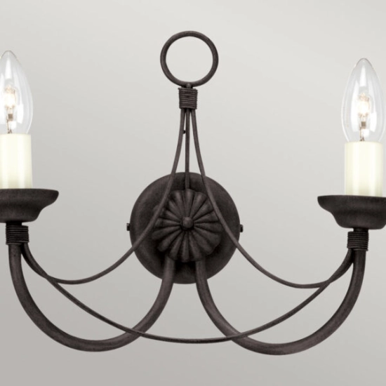 Kinkiet Carisbrooke – 2 źródła światła CB2-BLACK Elstead Lighting