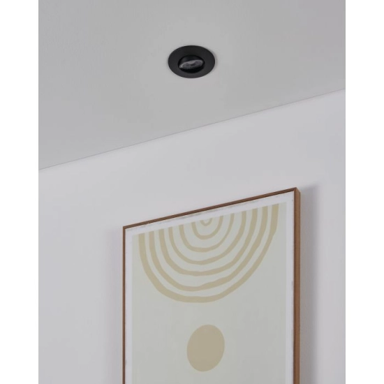 GEDREZ Oprawa do zabudowy zestaw 5XLED-CCT Ø90 Czarny 300189 EGLO