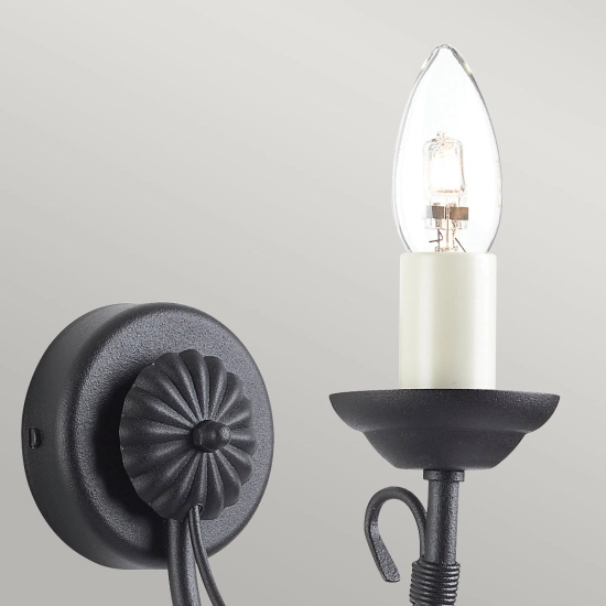 Kinkiet Chartwell – 1 źródło światła CH1-BLACK Elstead Lighting