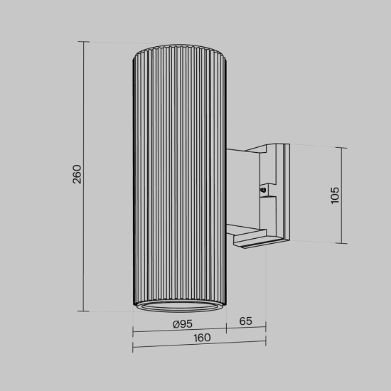 Kinkiet Wall Lamp Rando O419WL-02W Maytoni - zdjęcie dodatkowe 7