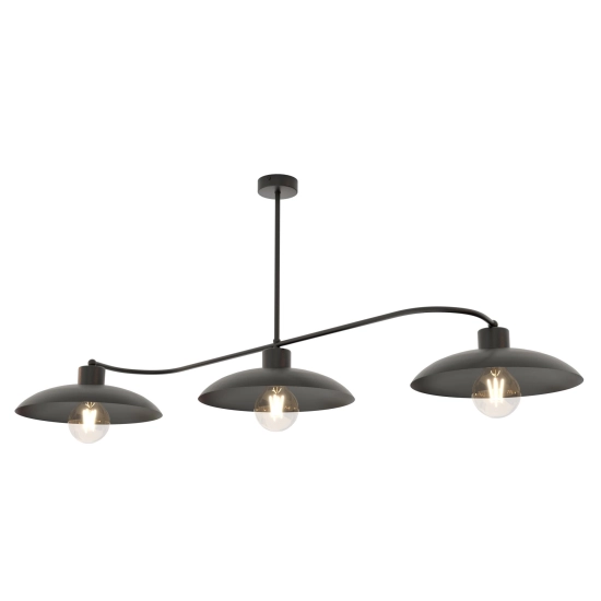 Żyrandol FOSTER 3 BLACK 1353/3 EMIBIG Lighting - zdjęcie produktu
