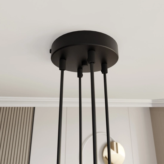 Lampa wisząca MOTIF 4 GOLD 1326/4 EMIBIG Lighting