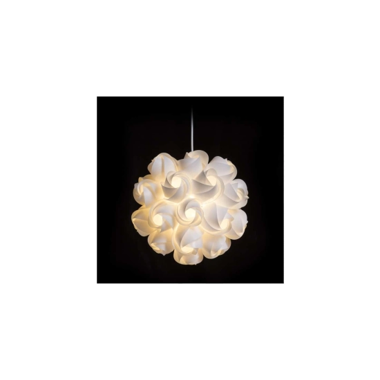 COCO wisząca białe PVC 230V E27 28W R12384 Rendl light studio
