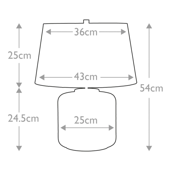 Lampa stołowa Columbus – 1 źródło światła COLUMBUS-TL Elstead Lighting