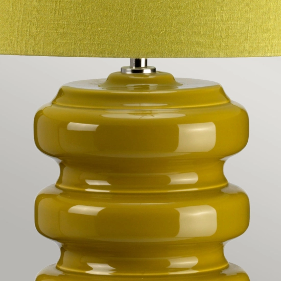 Lampa stołowa Contour – 1 źródło światła – Limonkowa CONTOUR-TL-LIME Elstead Lighting