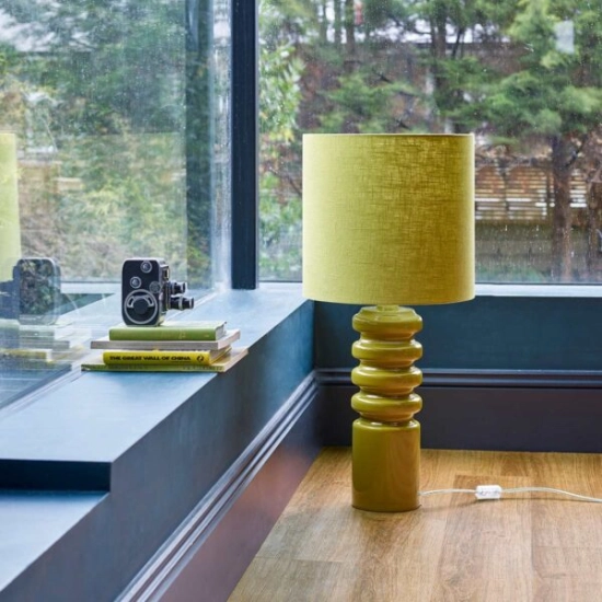 Lampa stołowa Contour – 1 źródło światła – Limonkowa CONTOUR-TL-LIME Elstead Lighting