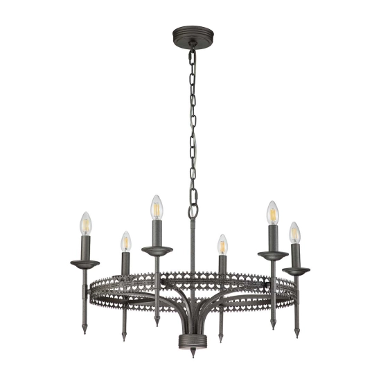 Żyrandol Crown – 6 źródeł światła CROWN6 Elstead Lighting