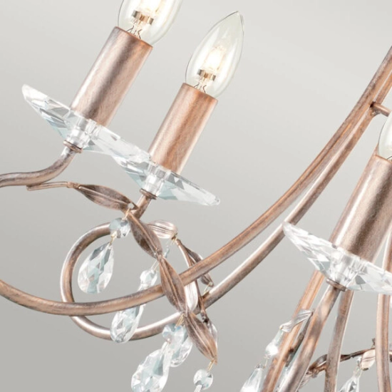 Żyrandol Christina – 5 źródeł światła CRT5-SILVER-GOLD Elstead Lighting