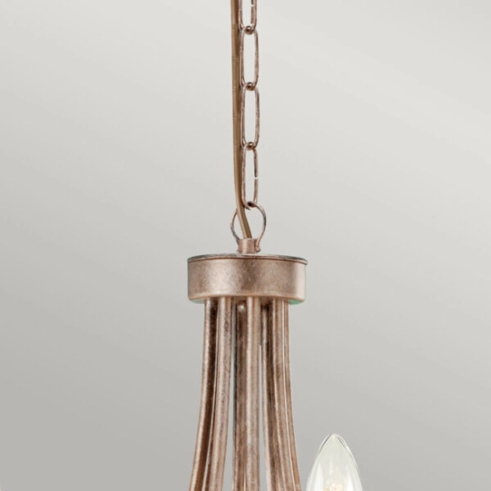 Żyrandol Christina – 8 źródeł światła CRT8-SILVER-GOLD Elstead Lighting
