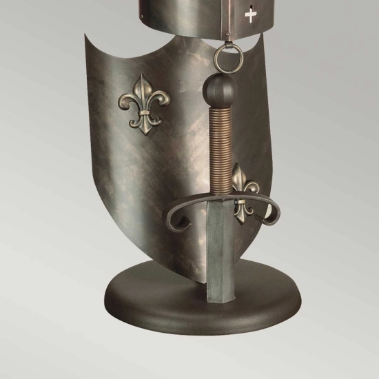 Lampa stołowa Crusader – 1 źródło światła CRUSADER-T-L Elstead Lighting