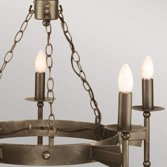 Żyrandol Cromwell – 5 źródeł światła CW5-OLD-BRZ Elstead Lighting