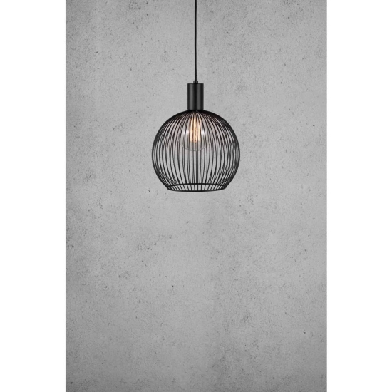 kinkiecik.pl Czarna ażurowa lampa wisząca Aver 30 84243003 Nordlux