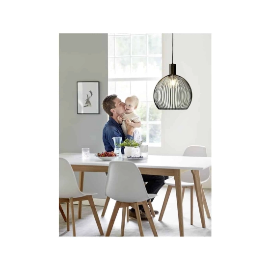 kinkiecik.pl Czarna ażurowa lampa wisząca Aver 50 84263003 Nordlux