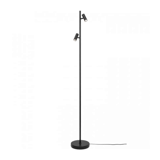 kinkiecik.pl Lampa podłogowa czarna OMARI 2112254003 Nordlux