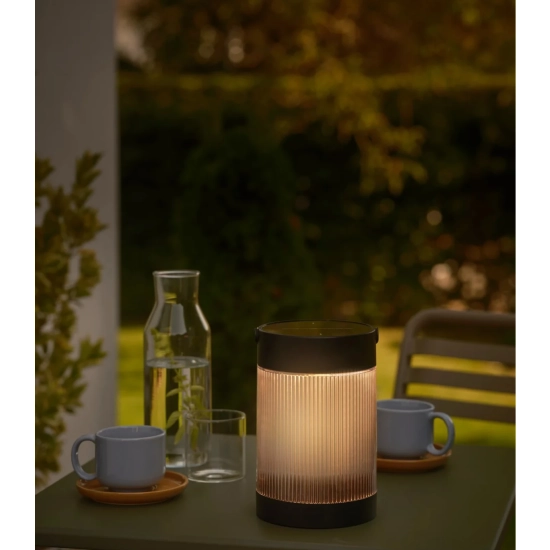 Czarna lampa przenośna Coupar Solar IP44 Moodmaker™ 2518215003 Nordlux