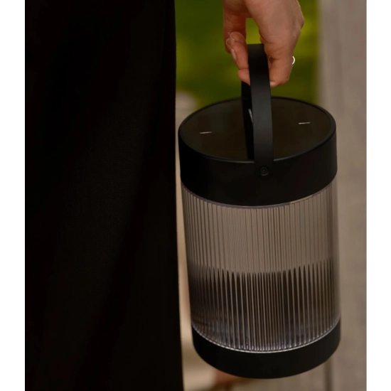 Czarna lampa przenośna Coupar Solar IP44 Moodmaker™ 2518215003 Nordlux