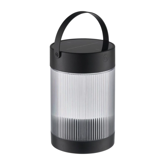Czarna lampa przenośna Coupar Solar IP44 Moodmaker™ 2518215003 Nordlux