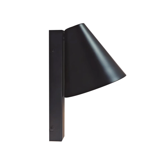 Czarna lampa ścienna Wilmer port USB-C 2512281003 Nordlux