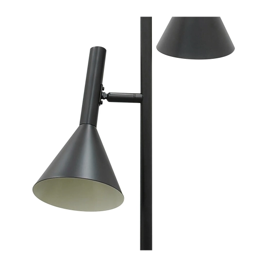 Lampa podłogowa z regulowanymi reflektorami - Kelvis czarna 2612784003 Nordlux
