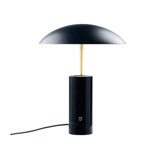 kinkiecik.pl Czarna lampa stołowa Mademoiselle DFTP Nordlux - marmurowa podstawa 2220405003