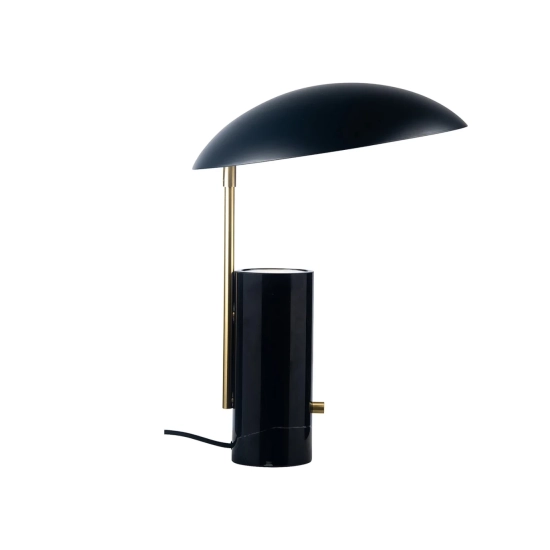 kinkiecik.pl Czarna lampa stołowa Mademoiselle DFTP Nordlux - marmurowa podstawa 2220405003