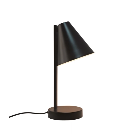 Czarna lampa stołowa Wilmer port USB-C 2512305003 Nordlux