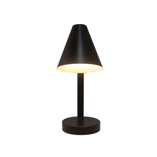 Czarna lampa stołowa Wilmer port USB-C 2512305003 Nordlux
