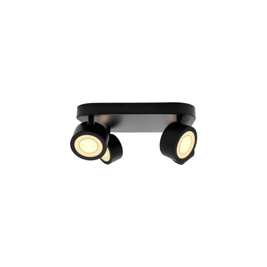 Czarna lampa sufitowa LED Clyde 4 Nordlux Moodmaker™ 2412256003