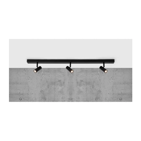 kinkiecik.pl Lampa sufitowa czarna 3 klosze OMARI 2112193003 Nordlux