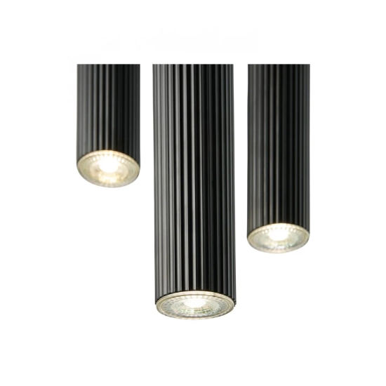 Czarna lampa wisząca Vico 3xGU10 Nordlux 2412123003