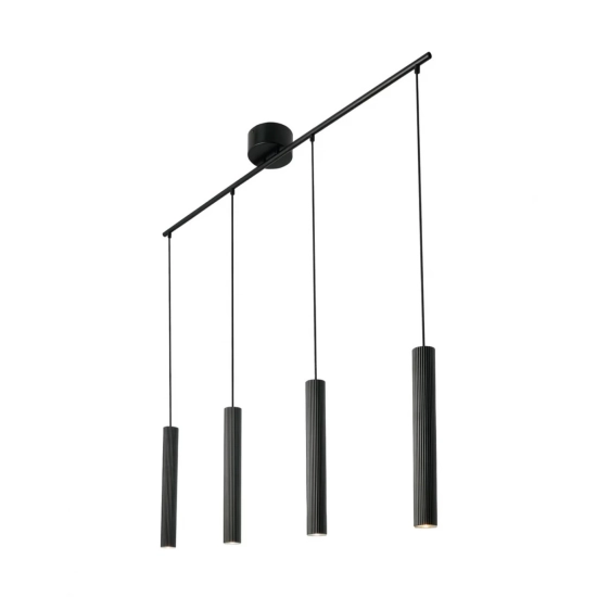 Czarna lampa wisząca Vico 4xGU10 Nordlux 2412143003