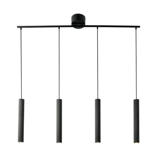 Czarna lampa wisząca Vico 4xGU10 Nordlux 2412143003