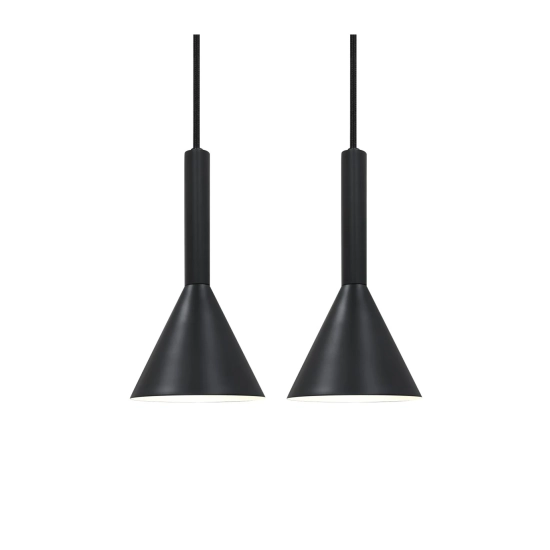 Lampa wisząca Kelvis Czarna zestaw 2szt 2612723003 Nordlux