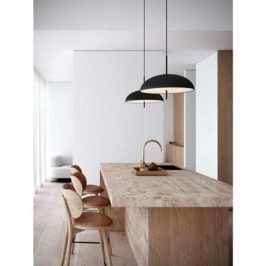 kinkiecik.pl Czarna lampa wisząca Versale - DFTP, metalowa 2220053003 Nordlux