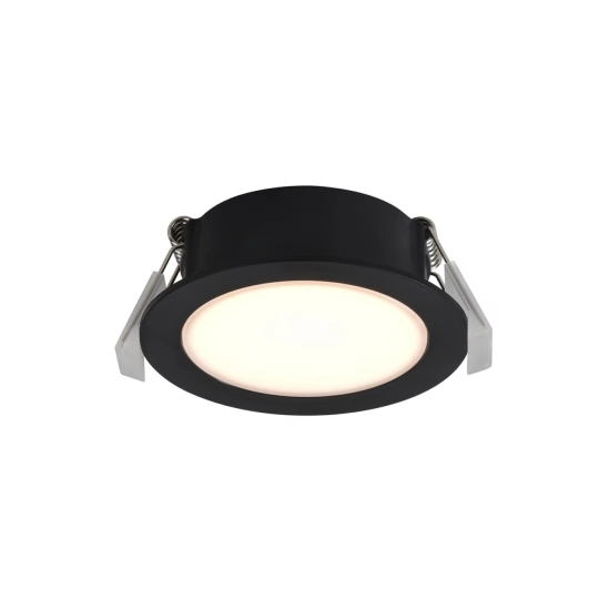 Zestaw 3x Czarne spoty sufitowe Olea 3 Nordlux, 3x4.4W LED, IP65 2510400103 Nordlux