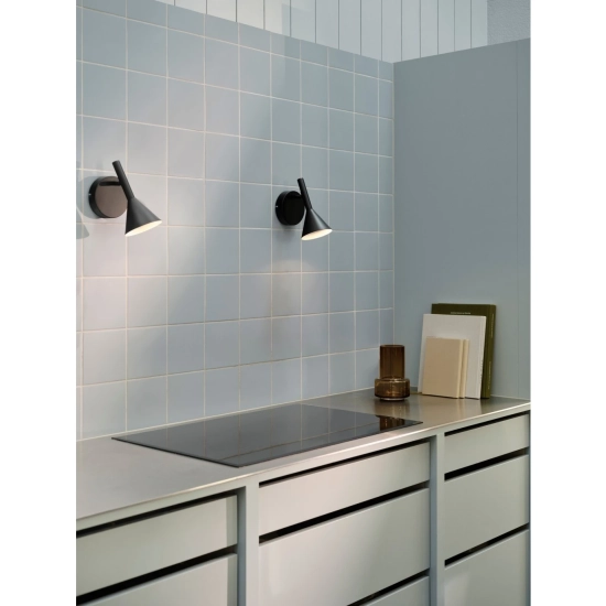 Czarny kinkiet regulowany - Kelvis 2612741003 Nordlux