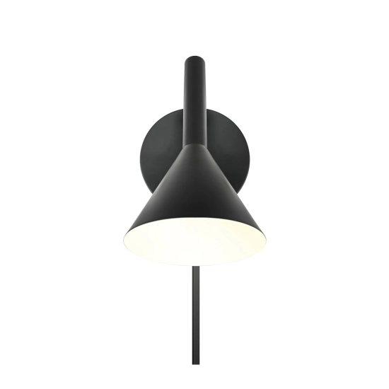 Czarny kinkiet regulowany - Kelvis 2612741003 Nordlux