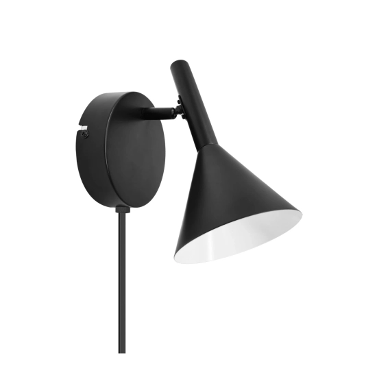Czarny kinkiet regulowany - Kelvis 2612741003 Nordlux