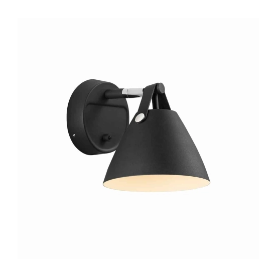 kinkiecik.pl Czarny kinkiet Strap 15 DFTP Nordlux 84291003