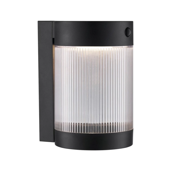 Czarny kinkiet zewnętrzny Coupar Solar IP44 czujnik ruchu 2518201003 Nordlux