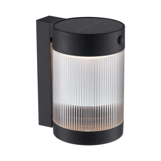 Czarny kinkiet zewnętrzny Coupar Solar IP44 czujnik ruchu 2518201003 Nordlux