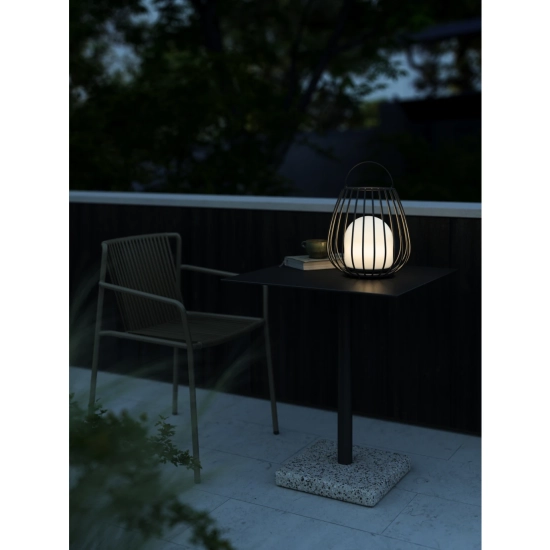 Czarny lampion LED Jim To Go - Nordlux, bezprzewodowy 2218105003
